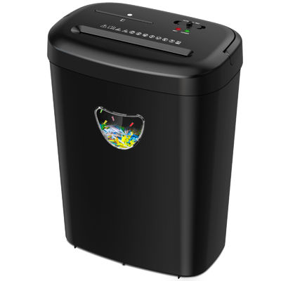 12 hojas CD228P Trituradora de papel pesada para oficina en el hogar con contenedor de basura de 25L