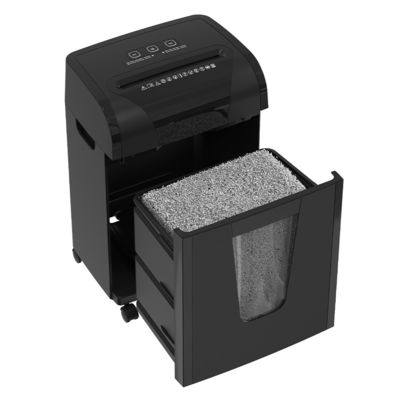 Auto Reverse P5 de alta seguridad de papel de trabajo pesado triturador Nivel de ruido 60dB C261P-10 con 20L contenedor