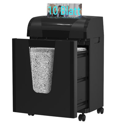 C261P 10 Hojas Micro Corte de oficina de la máquina de trituración de papel para el hogar con contenedor de 20L