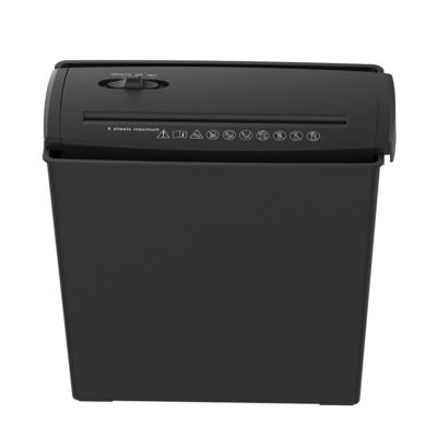 mini tamaño S606B contenedor de trituradora de plástico oficina en casa 5 hojas de A4 máquina trituradora de papel de corte de tira