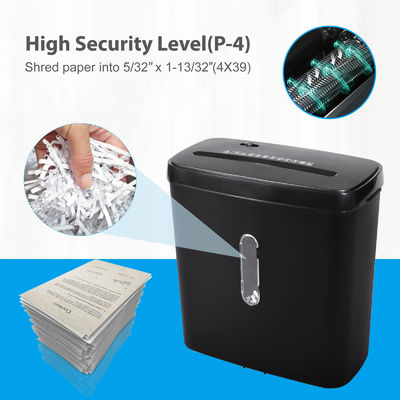 Protección de la confidencialidad Trituradora de papel de corte cruzado para uso doméstico 11Liter