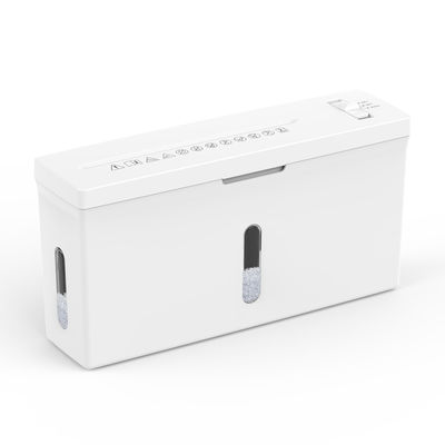 Nuevo producto CS201C Blanco 6 hojas P3 Mini escritorio para el hogar triturador de papel