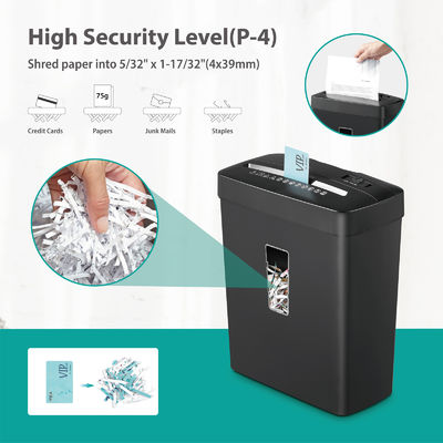 EMC Commercial 6 hojas A4 máquina trituradora de papel de corte cruzado C220P-6 para oficina y hogar