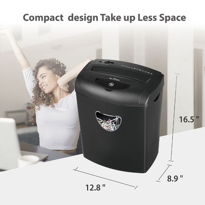5.55 galones CD 10 hojas de papel A4 máquina de trituración de papel CD218P con certificado CE y 21L cesta Bin