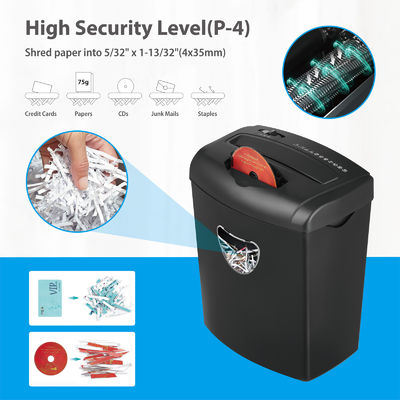 CD218P 5.55 galones máquina de destrucción de papel 10 hojas de papel triturador con protección de sobrecarga inversa