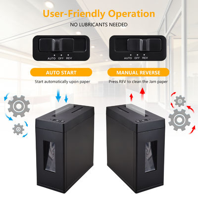 5 Sheet Cross Cut Shredder de alta seguridad