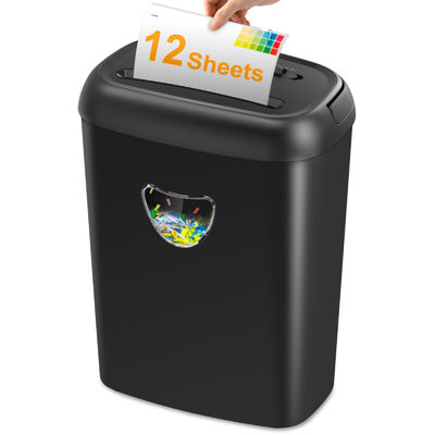 12 hojas de corte cruzado triturador con 25L Bin