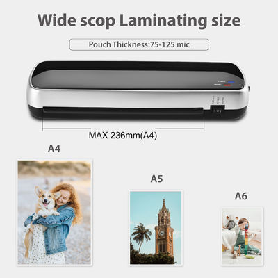 AC110V/60Hz Máquina laminadora de oficina para 3-6 minutos Tiempo de calentamiento