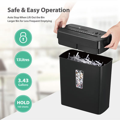 Máquina de trituración de papel de oficina para el hogar ligera y compacta CD222P Trituración de 8 hojas A4