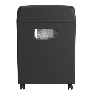 C281P Trituradora de oficina eléctrica de trabajo pesado 20L 18 hojas Trituradora de papel de corte cruzado para tarjetas P-4 con contenedor extraíble