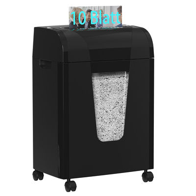 60dB de trabajo pesado micro cortador de papel de oficina 20L capacidad operación silenciosa C261P-10