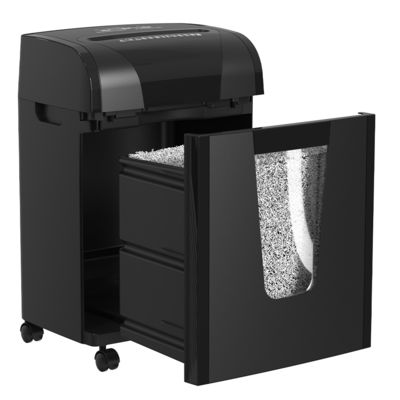 10 hojas de papel A4 máquina de trituración de papel de micro corte con 20L extraer el cesto de la cesta C261P-10