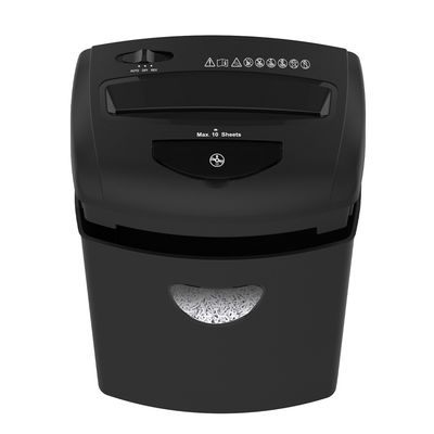 CD de tarjeta de crédito y 10 hojas de papel A4 máquina trituradora de papel con 21L cesta de basura CD218P