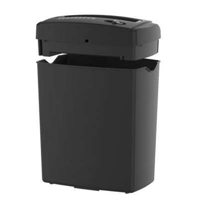 Equipo de oficina de gran capacidad de 21L de nivel P4 Destructor de papel y discos CD218P 10 Sheet Cross Cut Paper Shredder