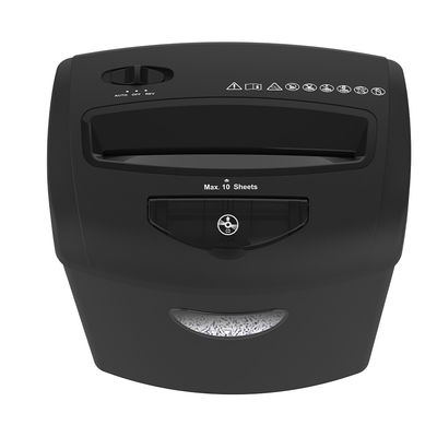 CD218P máquina de trituración de papel de corte cruzado para la oficina en el hogar con 21L Basket Bin 10 hojas de tarjeta de CD trituración A4