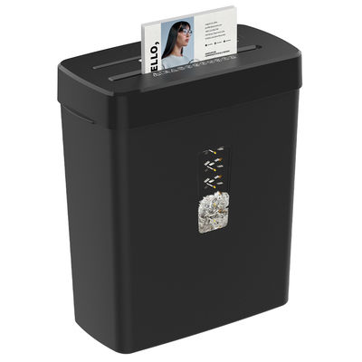 13L 8 hojas Protección de sobrecarga 68dB Corte cruzado de oficina Papel para el hogar Trituradora con 2 minutos de tiempo de ejecución