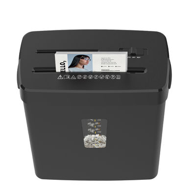 Corte transversal 13L Capacidad uso doméstico 8 hojas de papel A4 CD máquina trituradora de papel