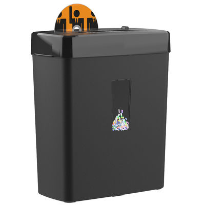 Certificado CE EMC máquina de trituración de papel de corte cruzado cd trituradora de papel P-4 con contenedor de cestas de basura de 13L