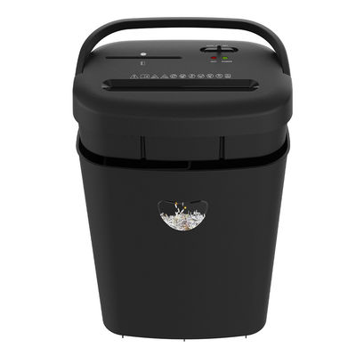 12 hojas A4 Gran contenedor de residuos 25L máquina de trituración de papel de trabajo pesado para la oficina en el hogar triturar tarjeta de crédito CD