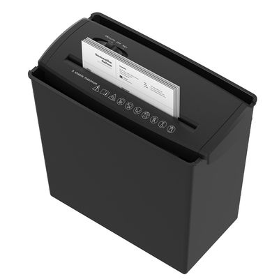S606B trituradora electrónica de papel cortada en tiras para el hogar y la oficina con una cesta de desechos de 10L de tamaño triturador de 6,8 mm