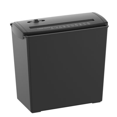 3.8m/min 72dB Nivel de ruido Papelería de corte de tiras ligera S606B con cesta de 10L