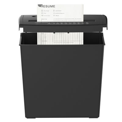Máquina de trituración de papel de corte de tira 72dB Nivel de ruido S606B para el hogar con 10L