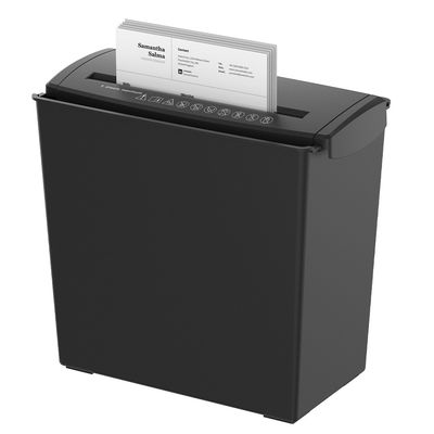 S606B 5 hojas A4 Compacto 6.8 mm máquina de trituración de documentos trituración de papel para el hogar con contenedor de 10L
