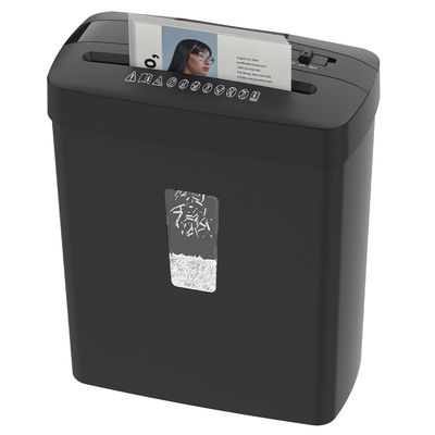 Fabrica Mini máquina de trituración de papel C220P 6 hojas A4 Corte cruzado 13L cesta
