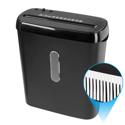 6 hojas de papel cortado en tiras máquina de trituración con 8L Mini Basket Bin S636B