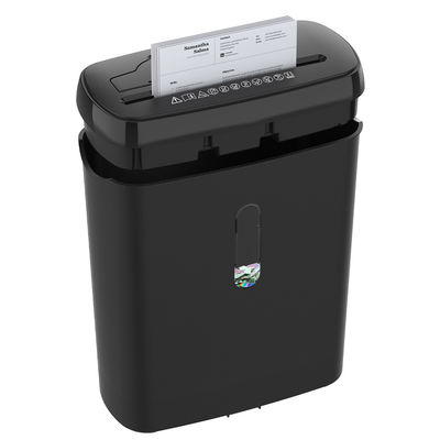 SD108P 8 hojas máquina de trituración de papel de oficina cortado en tiras para documentos de tarjetas de crédito y disco de CD con 11L Bin