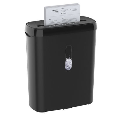 SD108P tarjeta de crédito CD 8 hojas A4 mini oficina en el hogar documento eléctrico trituradora de papel cortado en tiras