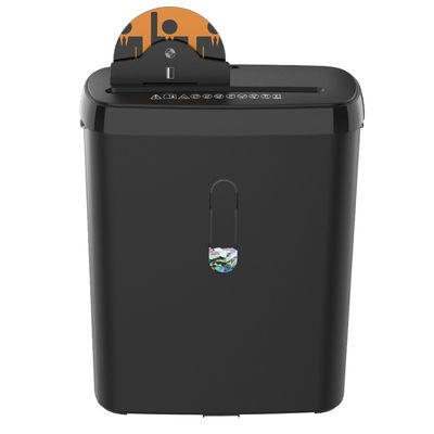 Mini máquina de trituración oficina hogar 8 hojas de A4 tira cortada de cartón de CD triturador de papel con 11L Bin SD108P
