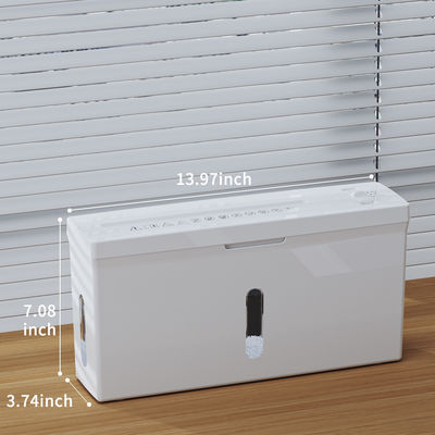 2 hojas de papel A4 máquina de trituración tipo escritorio para la oficina CS201C hogar con 4L contenedor