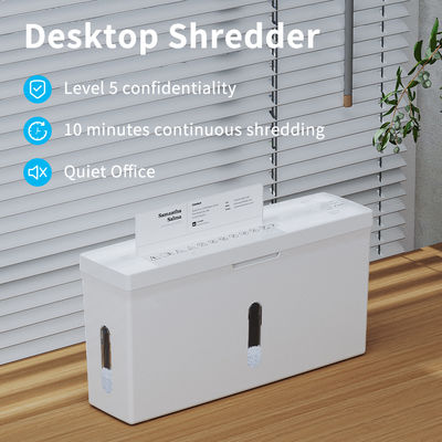 CS201C 2 Hojas A4 micro corte P5 Máquina de escritorio mini trituradora de papel