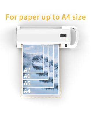 CL806 Laminador laminado de 80 a 125 micras a4 mini hoja de papel Máquina de laminado de bolsas para oficina