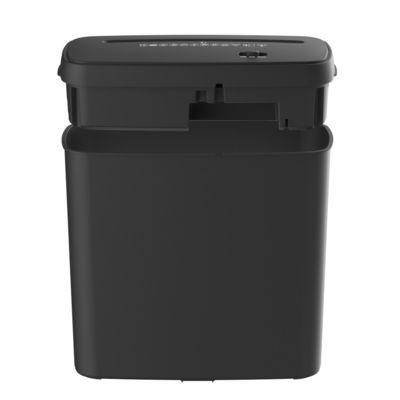 Documentos eléctricos de corte cruzado máquina de destrucción de papel C502P trituradora de tarjetas de crédito de 6 hojas con mini cesta de 11L