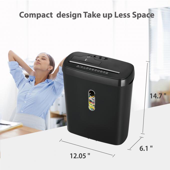 SD108P Tarjeta de tira 8 hojas A4 CD Tarjeta de crédito Papel trituradora Máquina para la oficina de la casa trituración 4